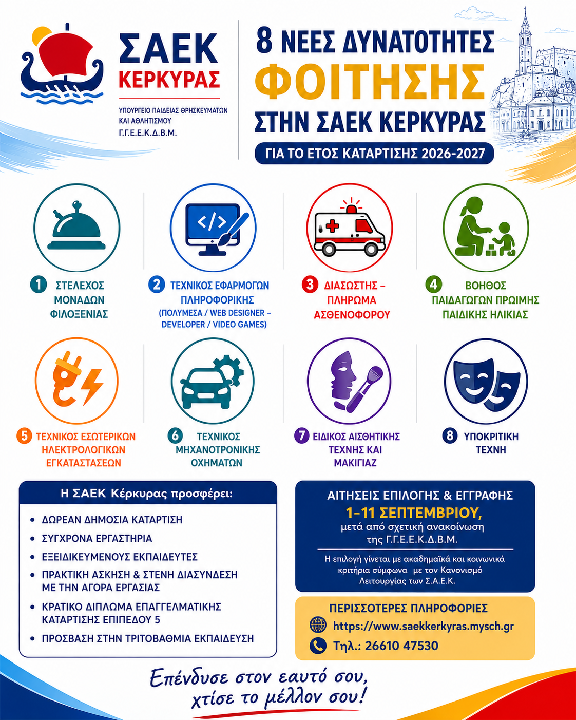 ΑΦΙΣΑ ΕΙΔΙΚΟΤΗΤΩΝ 2026 27
